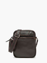 Small Leather Foulonn Crossbody Bag Etrier Brown foulonne EFOU729S