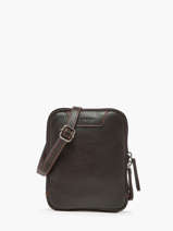 Small Leather Foulonn Crossbody Bag Etrier Brown foulonne EFOU728S