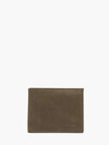 Leather Card Holder Oil Etrier Green oil EOIL102