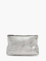 Pouch Leather Leather Etrier Silver etincelle irisee EETI853