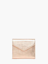 Card Holder Leather Etrier Pink etincelle irisee EETI113