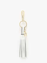 Keychain Leather Etrier White tradition ETRA903M