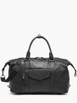 Leather Cabin Duffle Flandres Etrier Black flandres EFLA9910