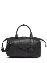 Cabin Duffle Bag Flandres In Leather Etrier Black flandres EFLA991S