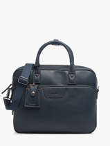 2-compartment  Business Bag Etrier Blue foulonne EFOU8152