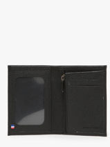 Wallet With Coin Purse Leather Leather Leather Etrier Black madras EMAD941-vue-porte