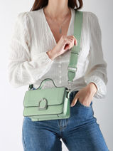 Cross Body Tas S Altesse Leder Etrier Groen altesse EALT048S-vue-porte