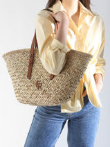Shoulder Bag Shetland Etrier Beige shetland ESHE168M-vue-porte