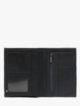 Portefeuille Madras Leder Etrier Blauw madras EMAD442-vue-porte