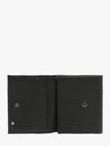 Portemonnee Madras Leder Etrier Zwart madras EMAD097-vue-porte