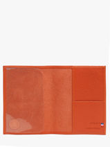 Paspoorthoes Madras Leder Etrier Oranje madras EMAD025-vue-porte