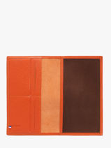 Chequehouder Madras Leder Etrier Oranje madras EMAD905-vue-porte
