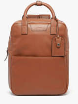 Sac � Dos Business Flandres 2 Compartiments Cuir Etrier Marron flandres EFLA8272