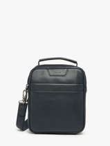 Sac Bandouli�re Flandres Cuir Etrier Bleu flandres EFLA732M