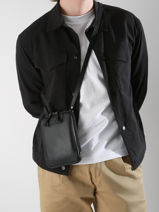 Sac Bandouli�re Flandres Cuir Etrier Noir flandres EFLA728S-vue-porte