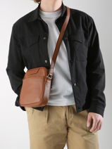 Cross Body Tas Flandres Leder Etrier Bruin flandres 1920086-vue-porte