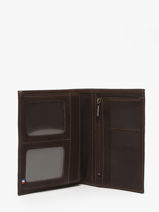 Portefeuille Oil Leder Etrier Bruin oil EOIL442-vue-porte