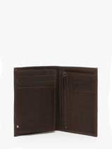 Portefeuille Oil Leder Etrier Bruin oil EOIL271-vue-porte