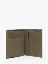Portefeuille Oil Leder Etrier Groen oil EOIL271-vue-porte