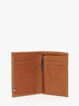 Portefeuille Met Portemonnee Oil Leder Etrier Bruin oil EOIL5007-vue-porte