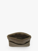 Portemonnee Oil Leder Etrier Groen oil EOIL5005-vue-porte