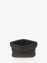 Portemonnee Oil Leder Etrier Zwart oil EOIL5005-vue-porte