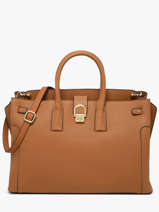 Handtassen L Equestre Leder Etrier Beige equestre EEQT142L