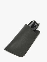 Brilhouder Madras Leder Etrier Zwart madras EMAD5017-vue-porte