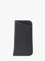 Brilhouder Madras Leder Etrier Blauw madras EMAD5017