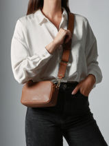 Cross Body Tas Tradition Leder Etrier Beige tradition ETRA141S-vue-porte