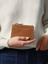 Kaarthouder Cavalier Nubuck Leder Etrier Beige cavalier nubuck ECAN094M-vue-porte