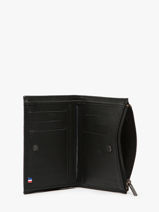 Portefeuille Met Portemonnee Madras Leder Etrier Zwart madras EMAD619-vue-porte