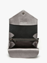 Portemonnee Etincelle Irisee Leder Etrier Zilver etincelle irisee EETI5018-vue-porte