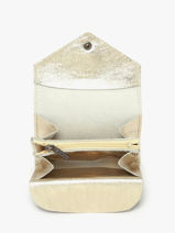 Coin Purse Etincelle Irisee Leather Etrier Gold etincelle irisee EETI5018-vue-porte