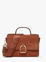 Sac Bandoulière S Altesse Suede Etrier Marron altesse suede EASU048S