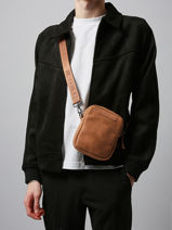 Sac Bandoulière Etrier Marron tolosa ETOL704S-vue-porte