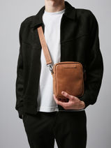 Sac Bandoulière Etrier Marron tolosa ETOL704M-vue-porte