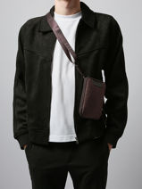 Sac Bandoulière Light Etrier Marron light ELIS728S-vue-porte