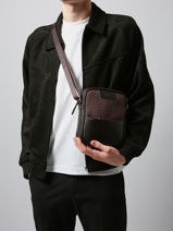 Sac Bandoulière Light Etrier Marron light ELIS729S-vue-porte