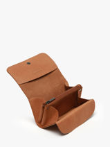 Portemonnee Oil Leder Etrier Bruin oil EOIL650-vue-porte