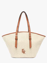 Shoulder Bag Camargue Leather Etrier Beige camargue ECAM168L