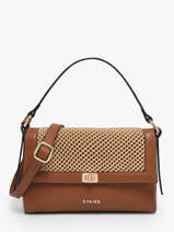 Shoulder Bag Baobab Leather Etrier Beige baobab EBAO185S