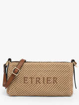 Shoulder Bag Baobab Leather Etrier Brown baobab EBAO208S