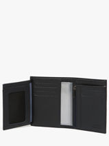 Portefeuille Met Portemonnee Madras Leder Etrier Blauw madras EMAD5016-vue-porte