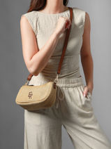 Shoulder Bag Brumby Estival Leather Etrier Brown brumby estival EBRS203S-vue-porte