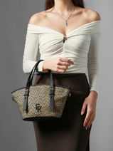 Cross Body Tas Camargue Leder Etrier Zwart camargue ECAM168S-vue-porte