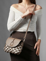 Cross Body Tas Sahara Etrier Bruin sahara ESAR206M-vue-porte