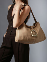 Sac Port� �paule Etalon Cuir Etrier Beige etalon EETA197M-vue-porte