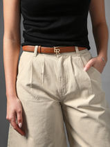 Belt Shadow Etrier Brown shadow ESHA414C-vue-porte