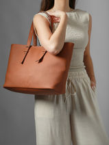 Schoudertas Cavalier Leder Etrier Bruin cavalier ECLR127M-vue-porte